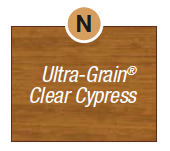 Ultra grain clear cypress.